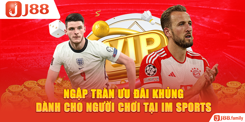 Ngập tràn ưu đãi khủng dành cho người chơi tại IM Sports