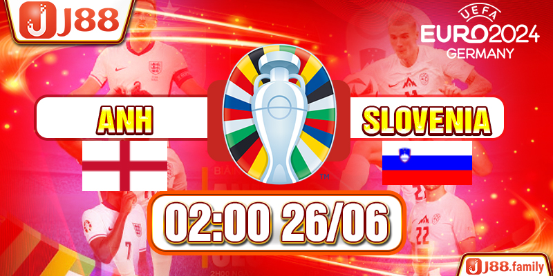 Soi kèo trận đấu Anh và Slovenia (26/6)